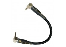 Stereo cable, JACK 3.5 mm to JACK 3.5 mm, 0.15 m